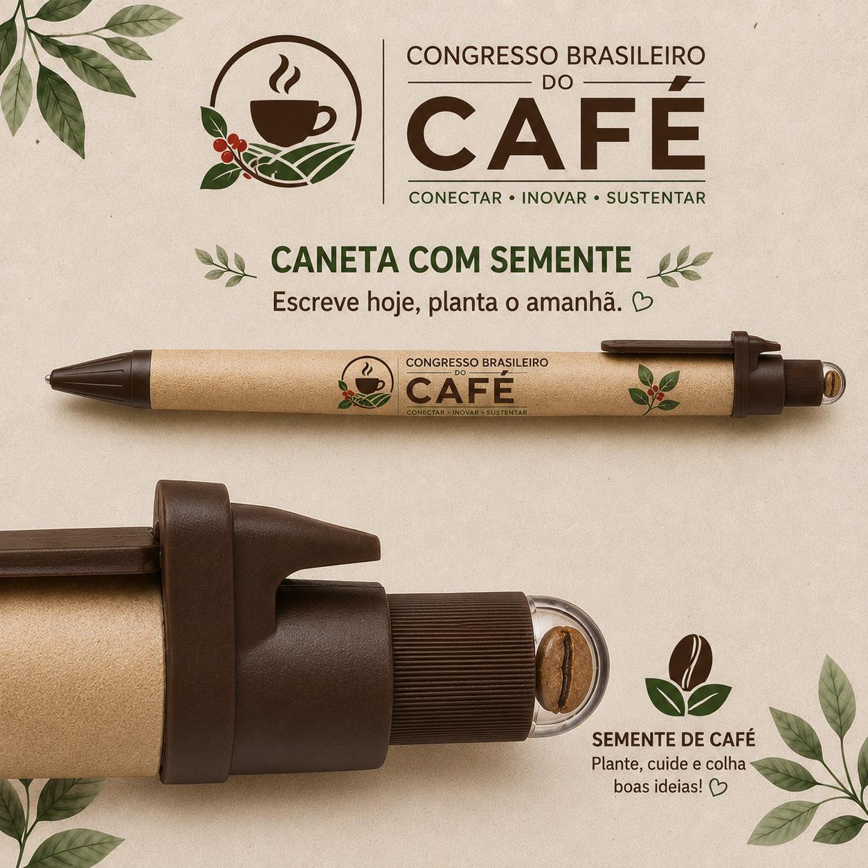 Caneta Biodegradável Brinde ESG