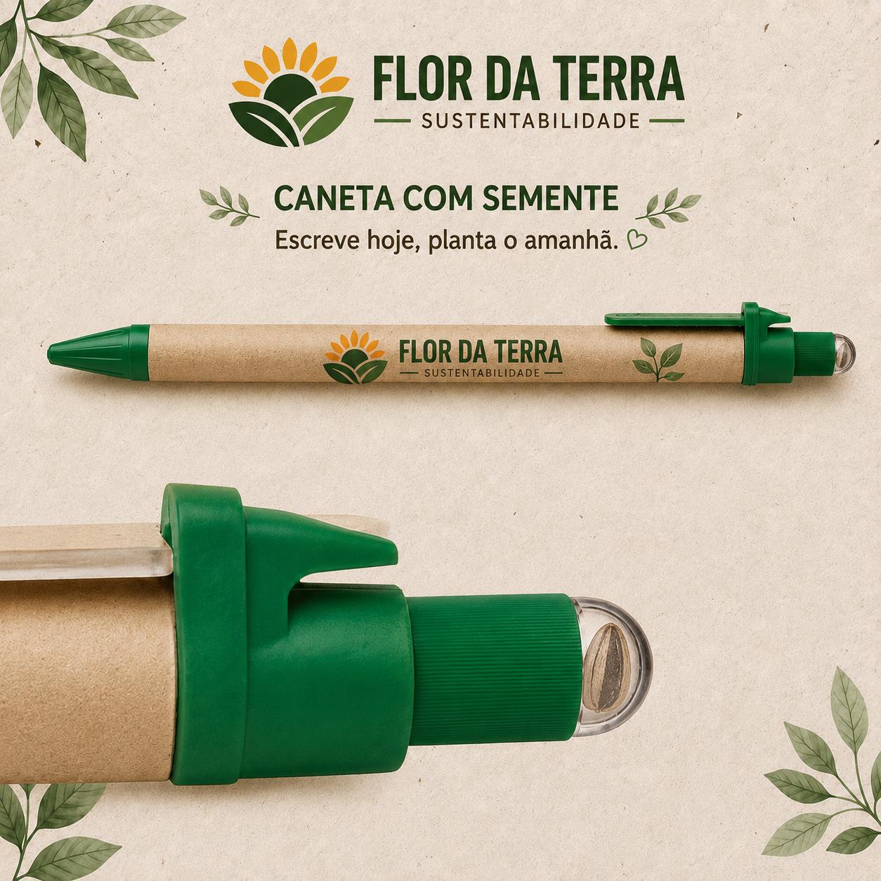 Caneta Plantável Brinde Corporativo