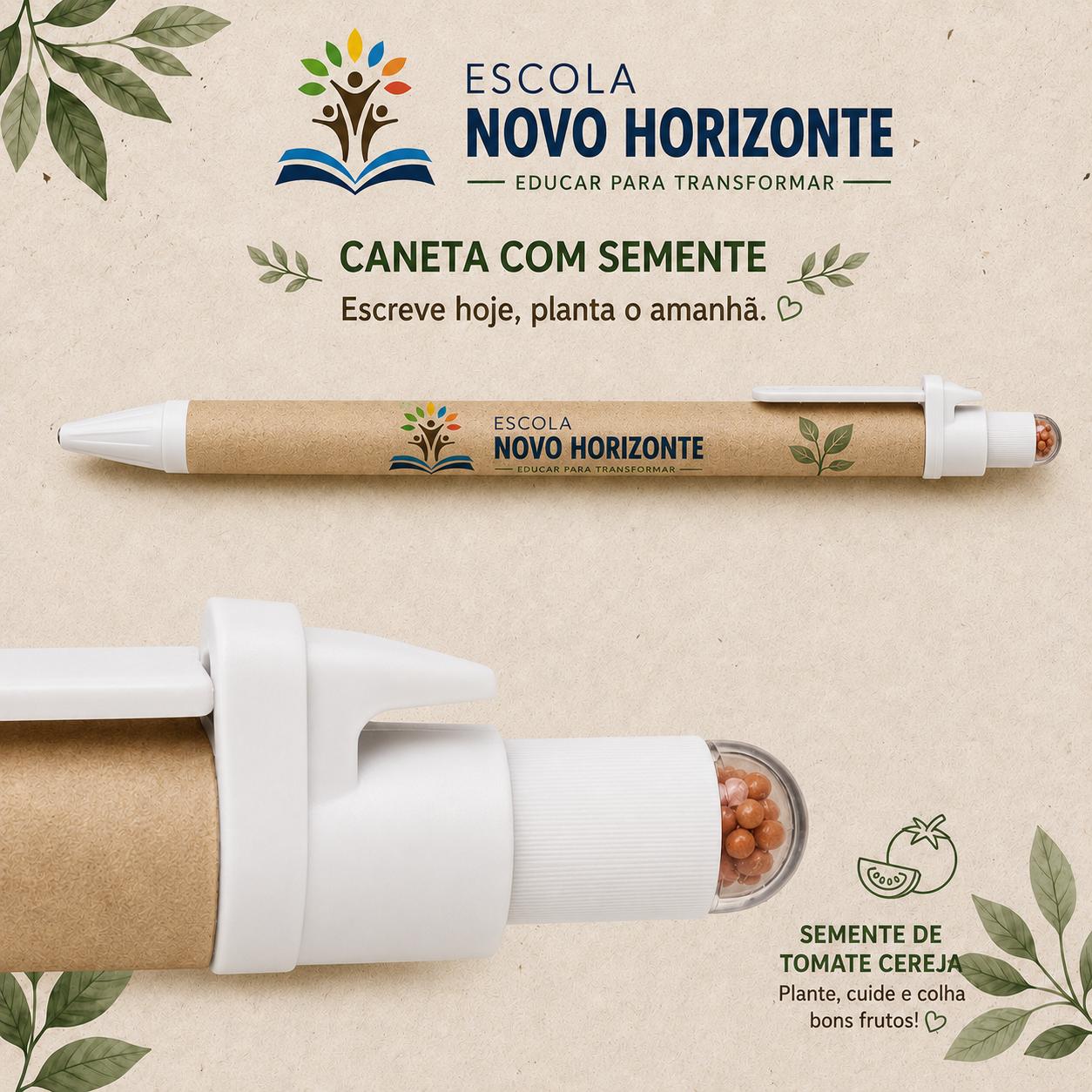 Caneta Semente Ecológica Empresa