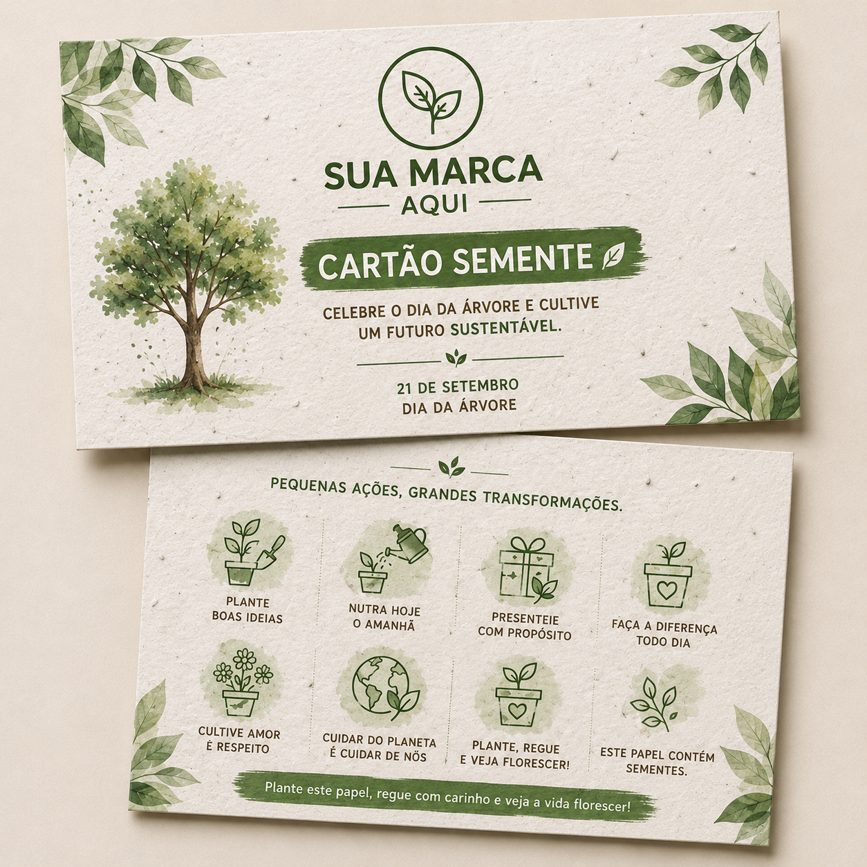 Papel Semente: o Convite Plantável que Vira Flor Depois do Evento