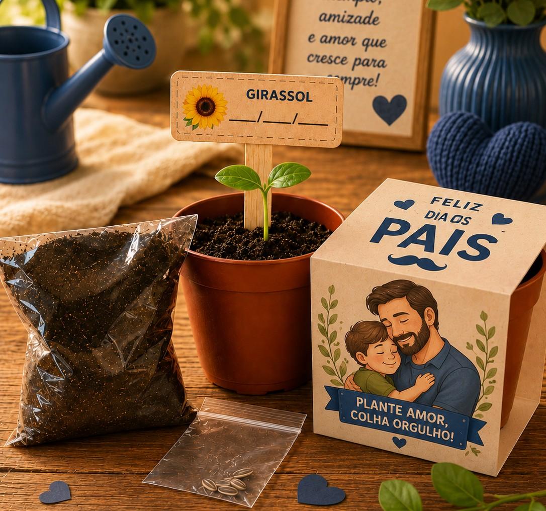 Kit Plantio Brindes Datas Comemorativas Personalizados