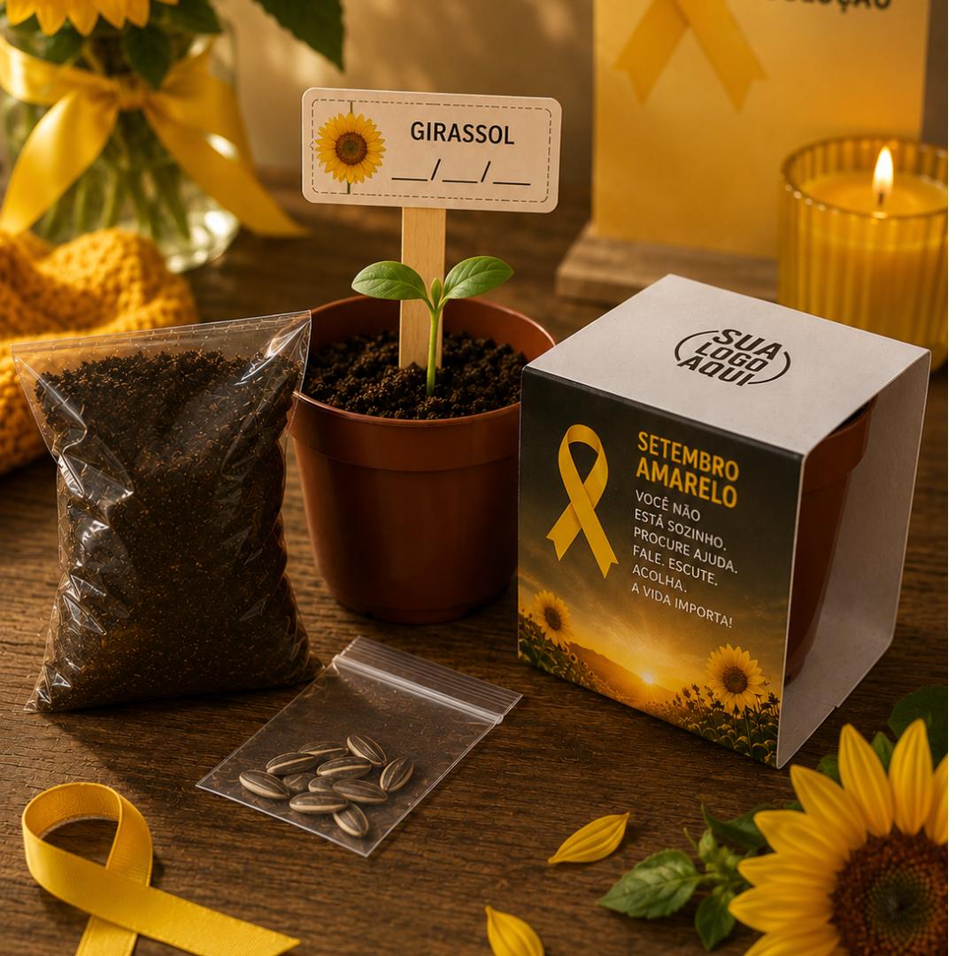 Kit Plantio Setembro Amarelo