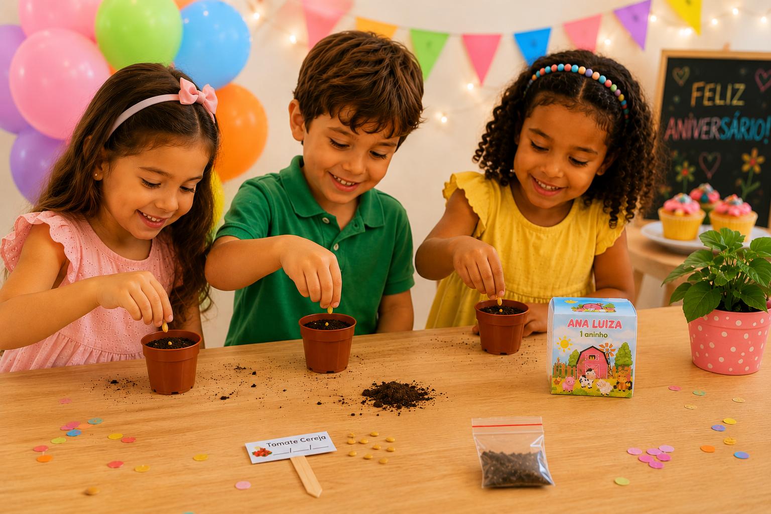 Kit Plantio Lembrancinha Aniversário Infantil — MyPlant