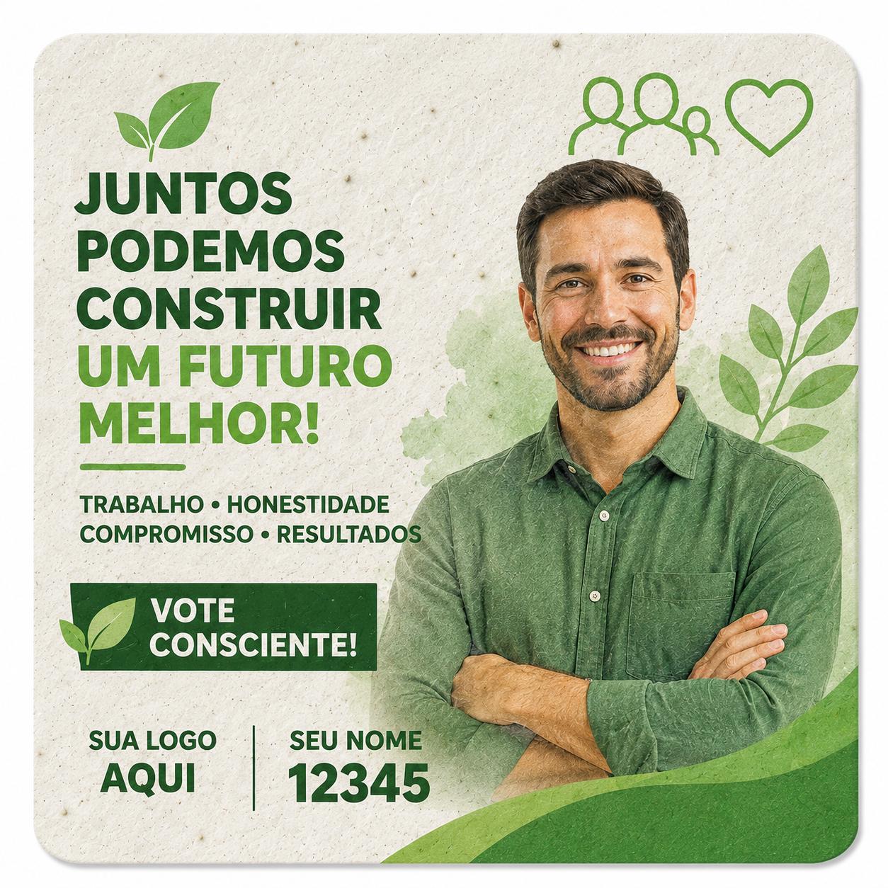 Material Eleitoral Ecológico Biodegradável