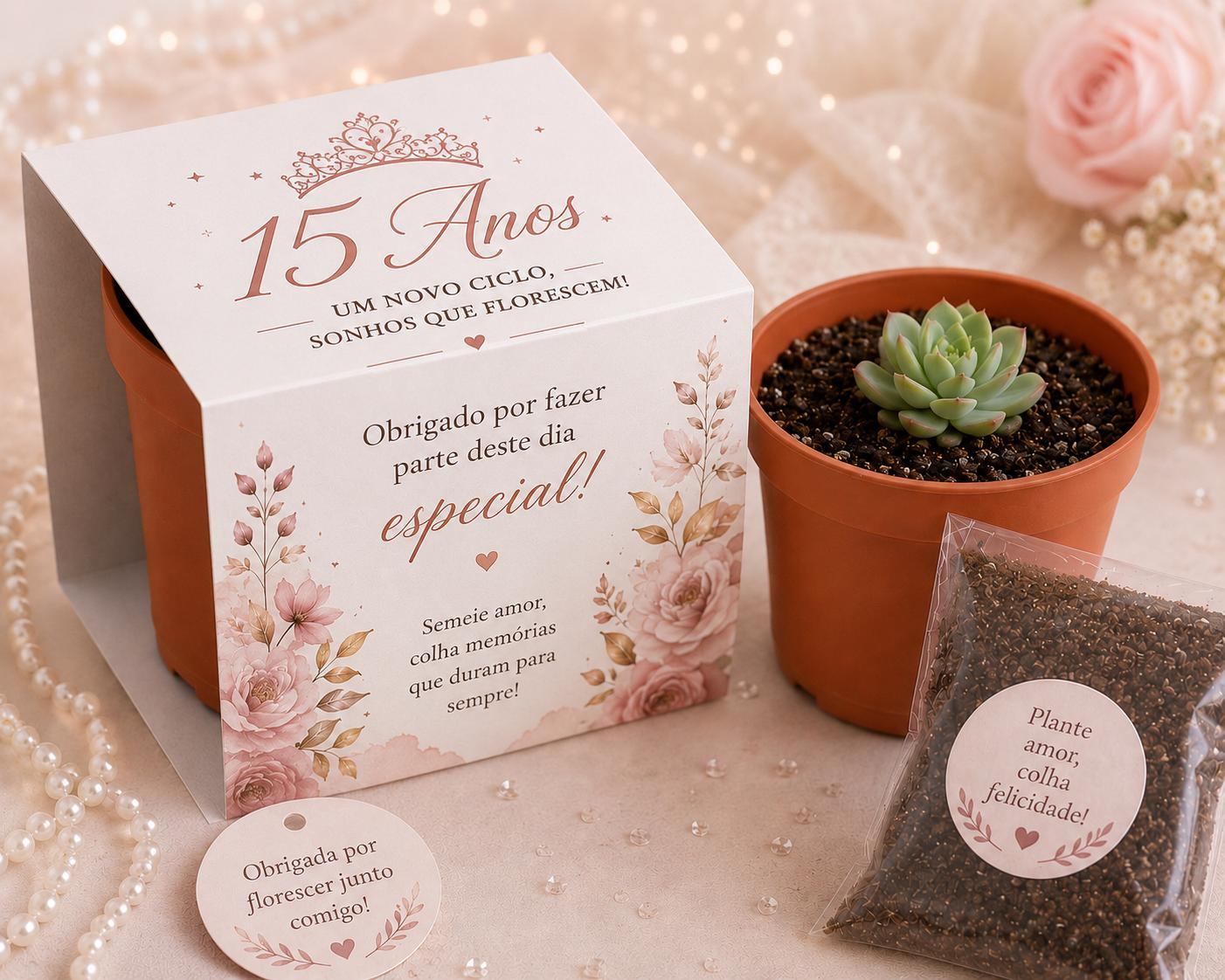 Mini Suculenta Casamento