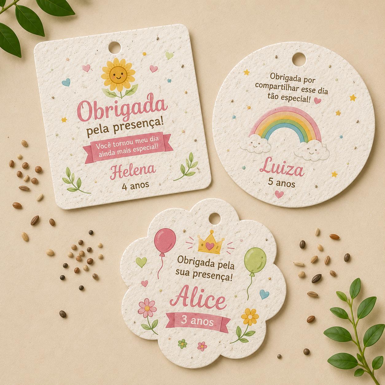 Tag com Semente Personalizada MyPlant